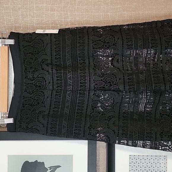 Maeve Wide-Leg Sheer Lace Trousers - Picture 5 of 15